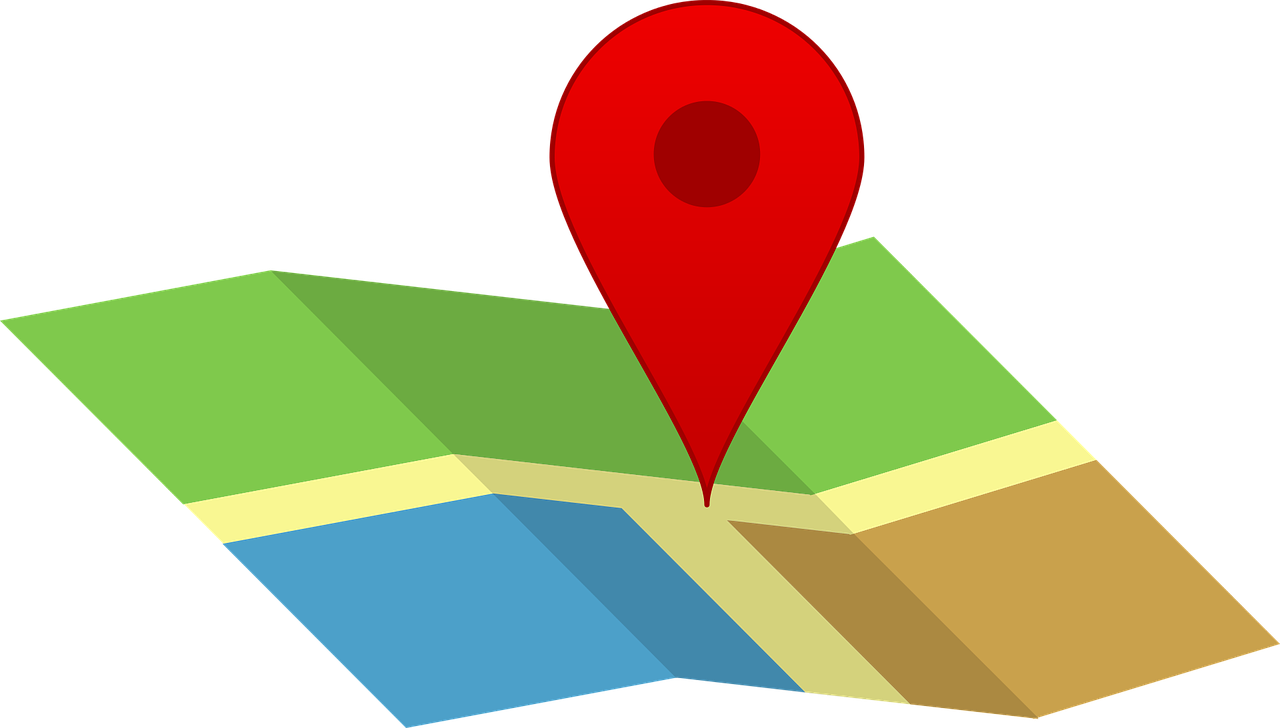 map, pin, icon